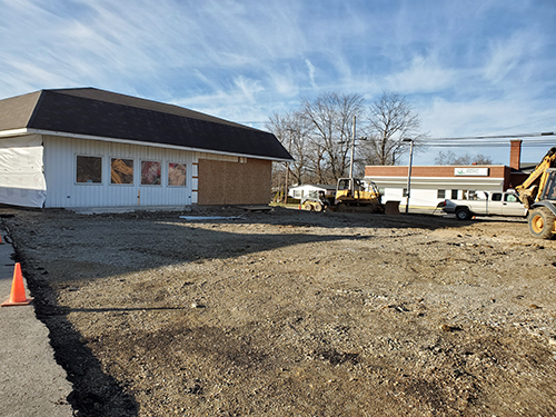 Exterior of building Jan 6