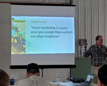 farmer seminar photo of presentation