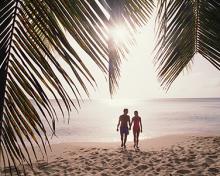 couple in the tropics in retirement