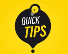 quick tips light bulb